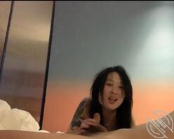风骚母狗女友深情口交1