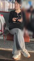 飞机场偷拍清纯美女