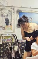 母猪大嫂在我面前这样给侄女吹头发，换成海友们还如何应对2