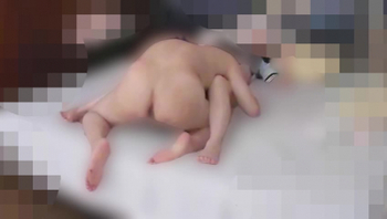 【原创】学生装激情后入中途换黑丝露乳猛干