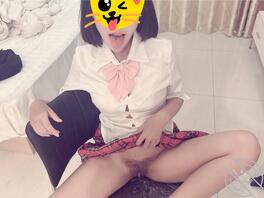 【淫妻调教日记】骚妻化身JK少女,微露脸无套内射1