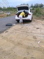 干活碰见的骚逼，感觉他故意撅着屁股的1