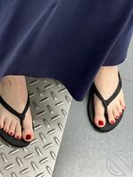 地铁上蓝裙子的少妇2