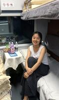 中秋坐火车回老家2