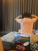 和姐姐的闺蜜一起洗脚