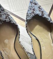 打胶射表姐的高跟鞋