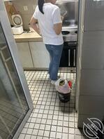 妹妹她们来家里吃饭1