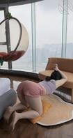天天练瑜伽才会有这大屁股，朋友们都喜欢0