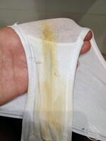 【原味内裤】骚逼女友穿内裤被我后入带淫水的内裤，可以考虑出2