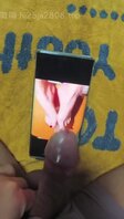 大龟头射屏给，舔我龟头舔屏的淫妻！绿帽夫妻瘾爽不爽？