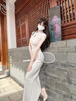 丝袜高跟旗袍打球1