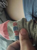 妹妹闺蜜的灰色原味袜子