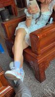 萝莉妹妹冰丝白袜可爱小裙子，清纯美腿勾引哥哥1