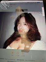 对着06女大照片颜射了0