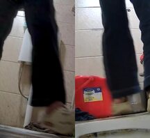 偷拍女同事尿尿，前后双摄