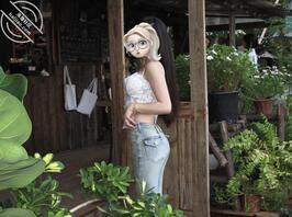 （真实原创）表姐上大学时候的生活照1