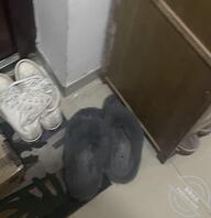 扫楼打胶毛毛拖鞋舒服好爽