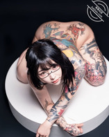 私房纹身妹真漂亮我想舔她的每一处纹身0