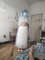 老母亲的婚服透视装，2