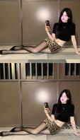 意淫女大李佳琪极品骚货长腿好想让她足交海友们辱骂她1