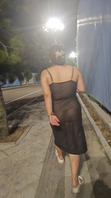 夏天来了，和老婆透视装散步