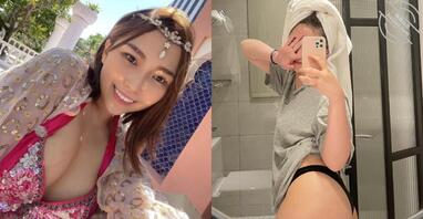 「阳光瑜珈正妹」化身中东尤物，「异国猛乳」洗刷粉丝视线！0