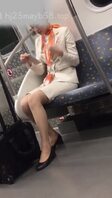 【空姐裙底】空姐裙底丝袜内裤。棒子国