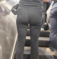 小姐姐黑色紧身裤0