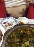 调教淫荡的少妇人妻户外露出，楼梯露出1