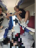 火车卧铺小萝莉0