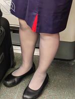 丰腴空姐的紫丝红内0