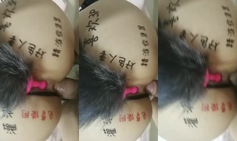 戴肛塞草老婆