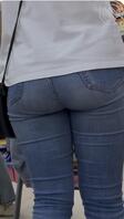 嫂子牛仔裤大屁股0