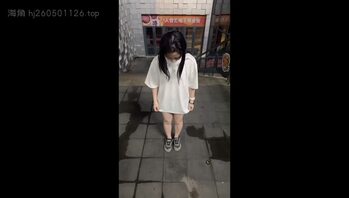 喵咪老师户外露出实录，大胆露出。